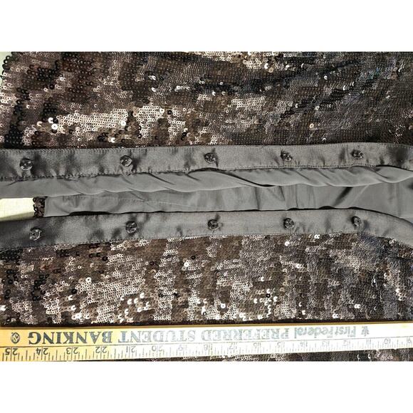 Rachael Zoe Sequin Cardigan Twin Set Jacket Brown All over Sequin Swiftie Eras - Picture 7 of 15